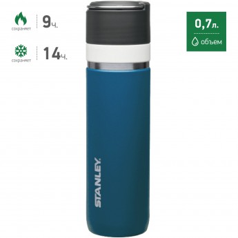 Термокружка STANLEY CERAMIVAC 0,7L 10-03108-008 синий Термокружка STANLEY CERAMIVAC 0,7L 10-03108-008 синий
